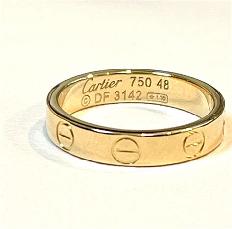 cartier ring with diamond|cartier 750 ring 52833a.